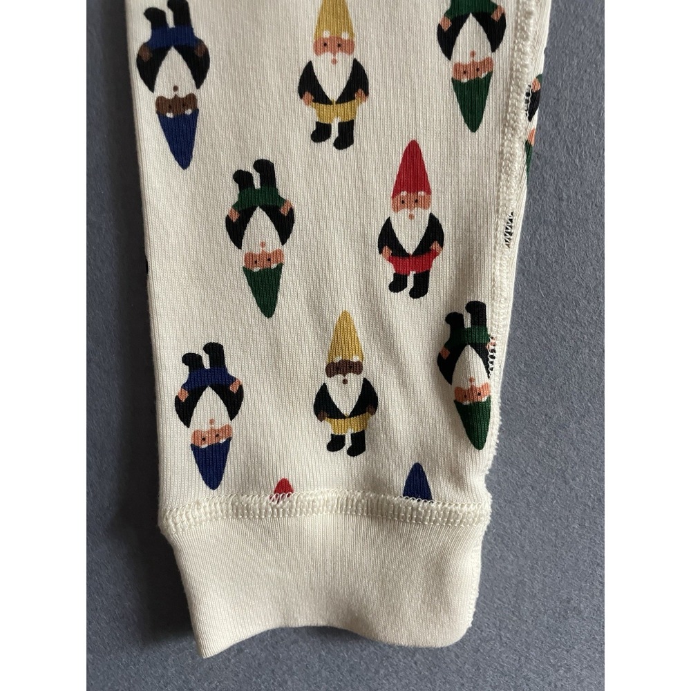 Hanna Anderson Girl Boy 14 Long John Pajama Pant Gnomes Christmas Holiday Organi - Picture 3 of 10